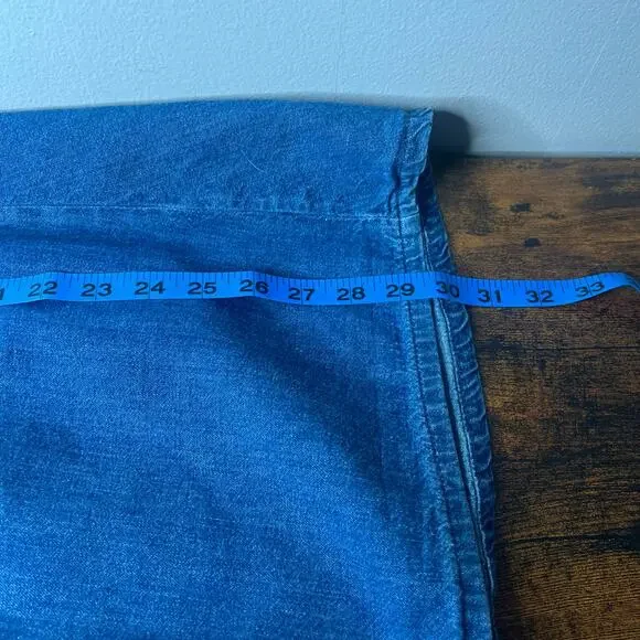 OshKosh B'gosh Denim Midi Skirt in Blue - Picture 12 of 13